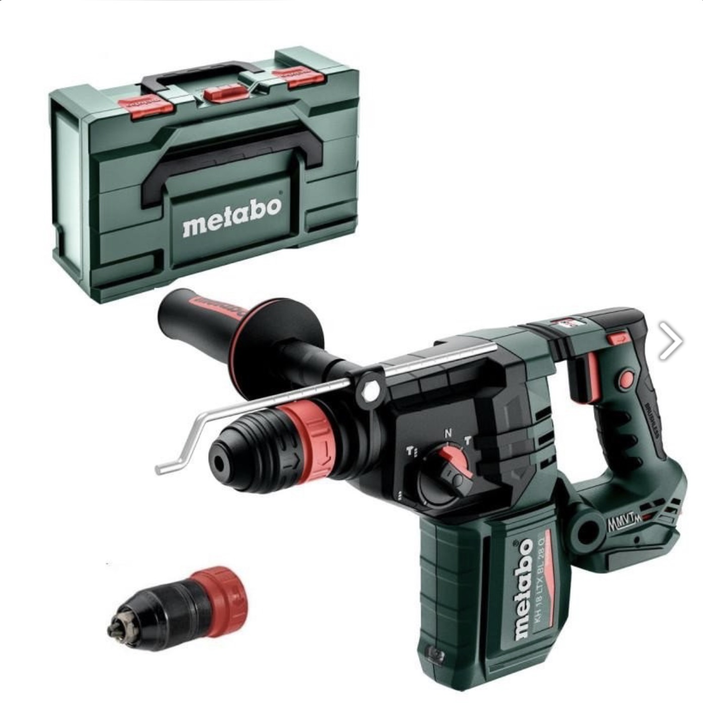 Poravasara Metabo KH 18 LTX BL 28 Q; 18 V; 3 J; SDS-plus (ilman akkua ja laturia)