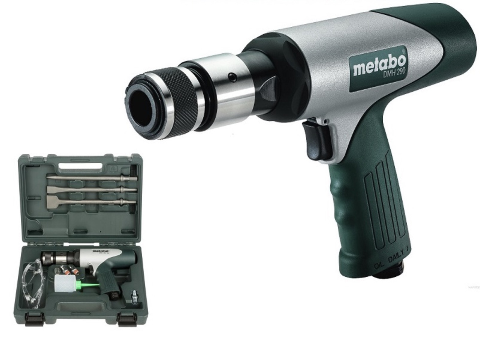 Paineilmataltta Metabo DMH 290 Set + 3 taltat