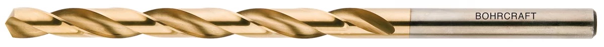 Metalliporanterä Bohrcraft BC13610301000; HSS-E; DIN 340; 10x121x184 mm