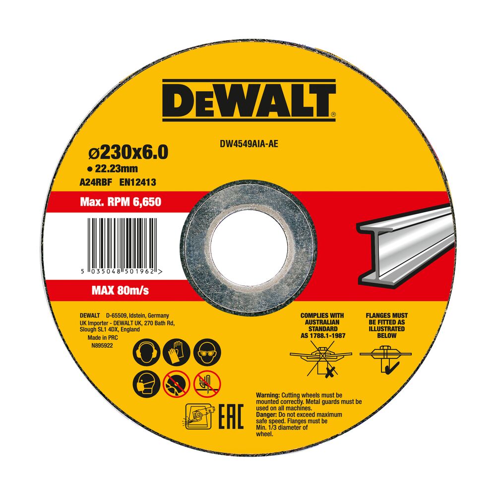 Hiomalaikka DeWalt DW4549AIA-AE; 230x6 mm