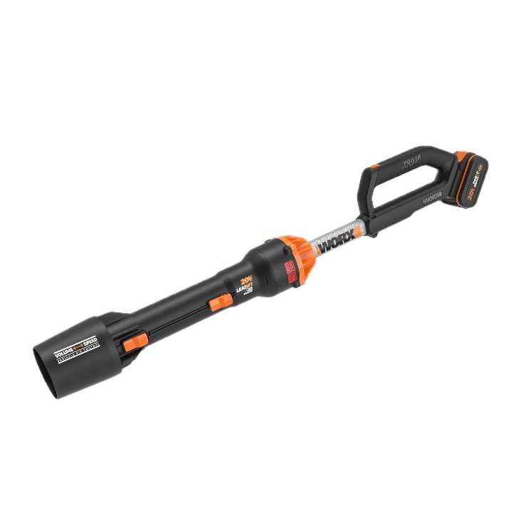 Akku lehtipuhallin Worx WG543E; 20 V; 1x4,0 Ah akku