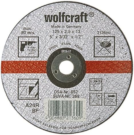 Hiova katkaisulaikka Wolfcraft 2136000; 125x2,5 mm