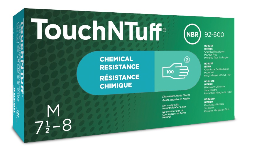 Työkäsineet Ansell TouchNTuff 92-600; M; 100 kpl.