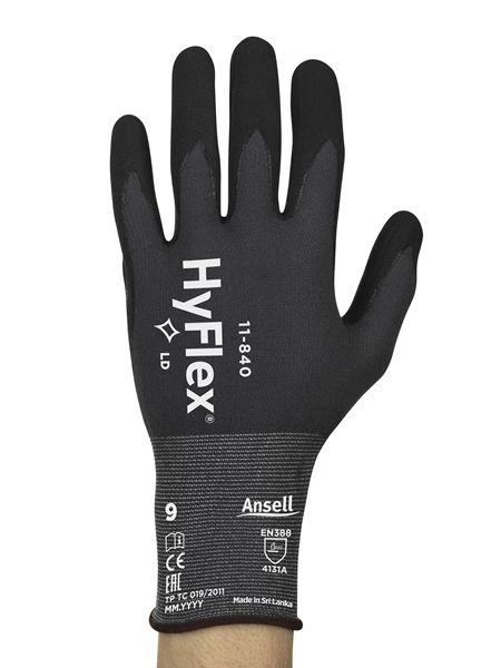 Työkäsineet Ansell HyFlex 11-840; 6 koko