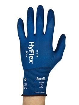 Työkäsineet Ansell HyFlex 11-818; 10 koko
