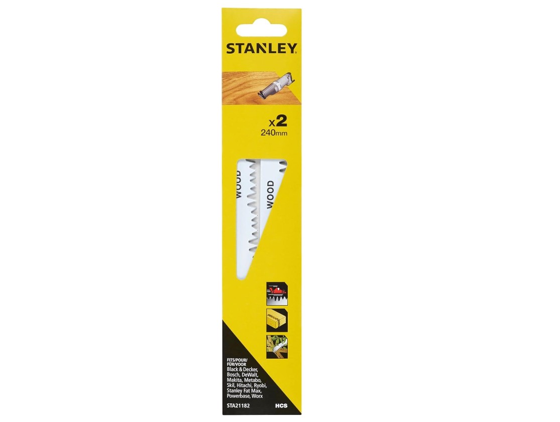Puukkosahanterä Stanley STA21182-XJ; 240 mm; 2 kpl.