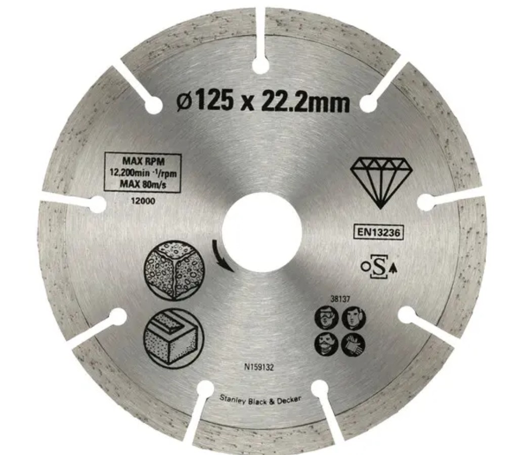 Timanttikatkaisulaikka Stanley STA38137-XJ; 125x22,2 mm