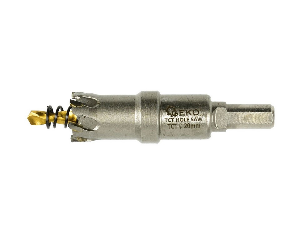 Porakruunu varrella ja terällä Geko G39682; 20 mm