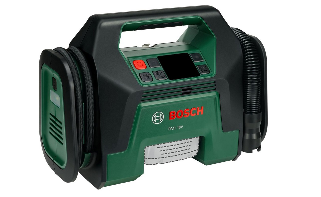 Akkukompressori Bosch PAO; 18 V (ilman akkua ja laturia)