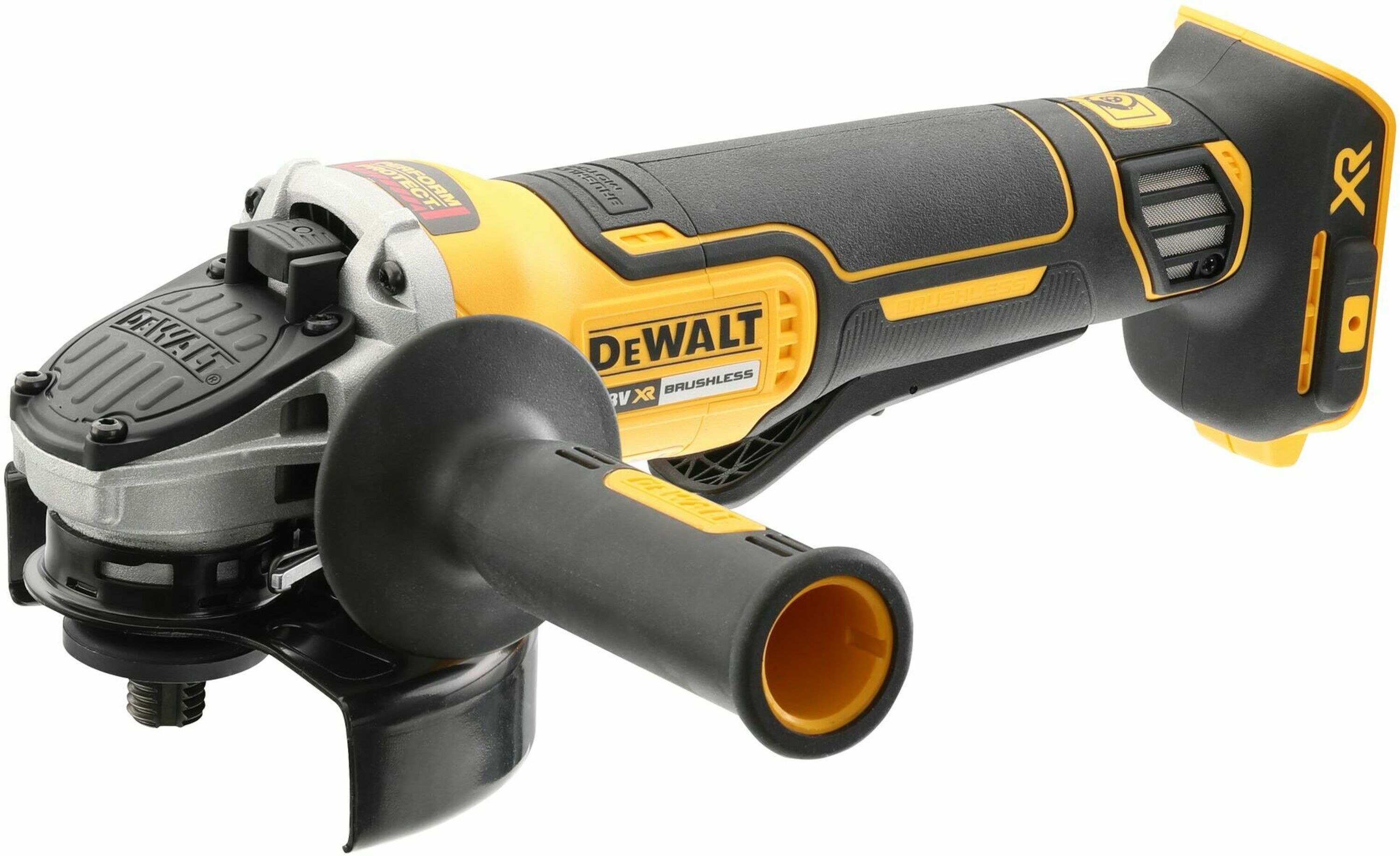 Akkukäyttöinen kulmahiomakone DeWalt DCG413N-XJ; 115 mm; 18 V (ilman akkua ja laturia)