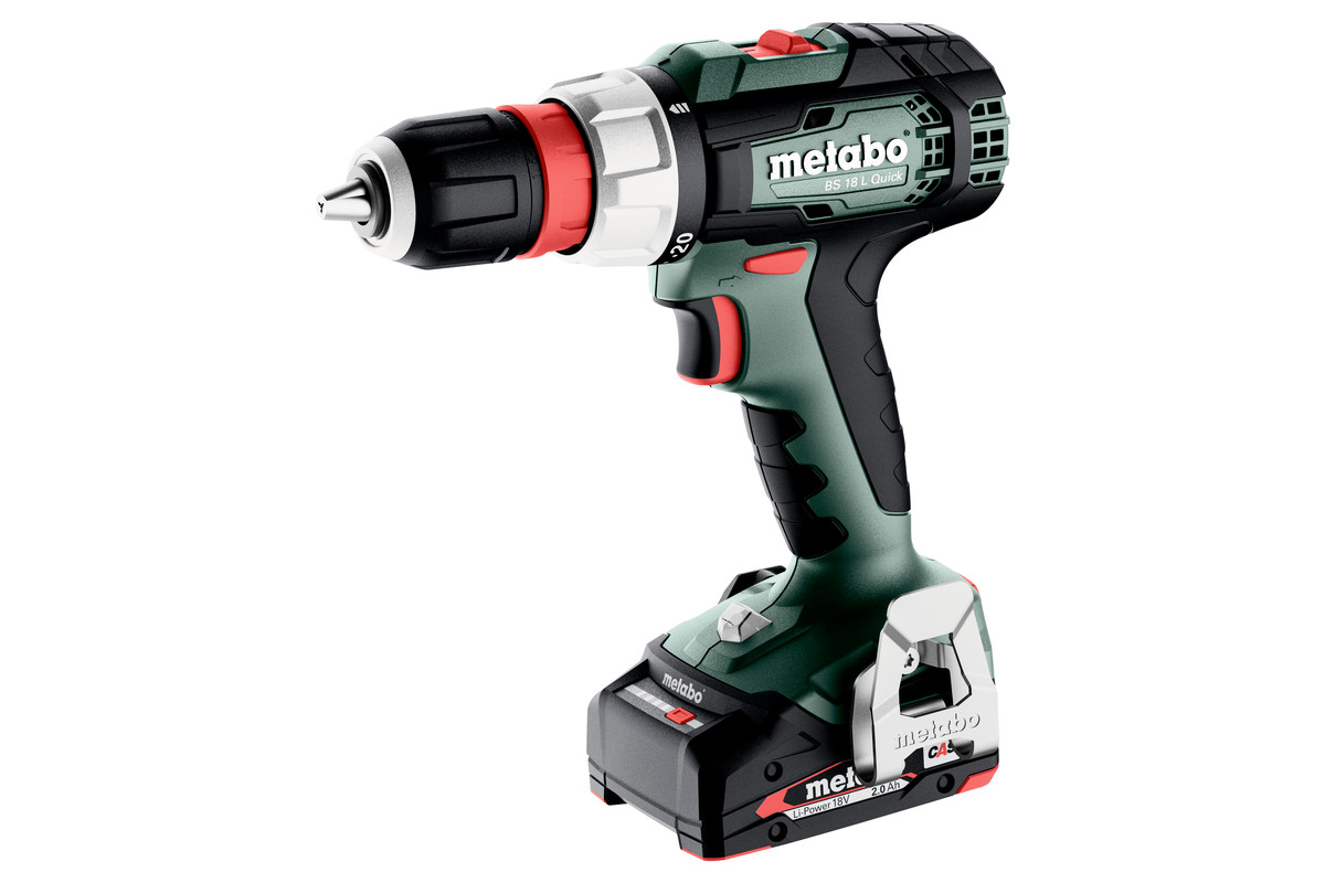 Pora/ruuvinväännin Metabo BS 18 L; 18 V; 2x2,0 Ah akku