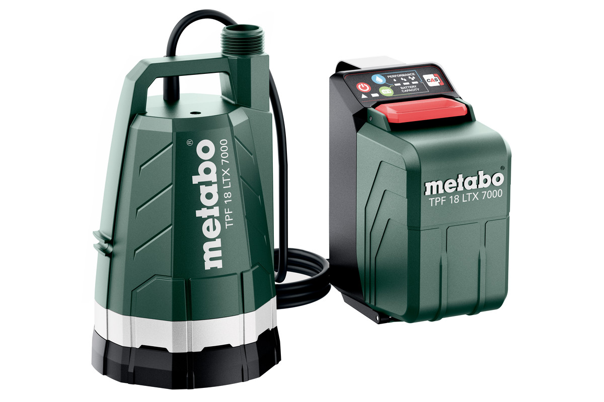 Vesipumppu Metabo TPF 18 LTX 7000; 18 V (ilman akkua ja laturia)