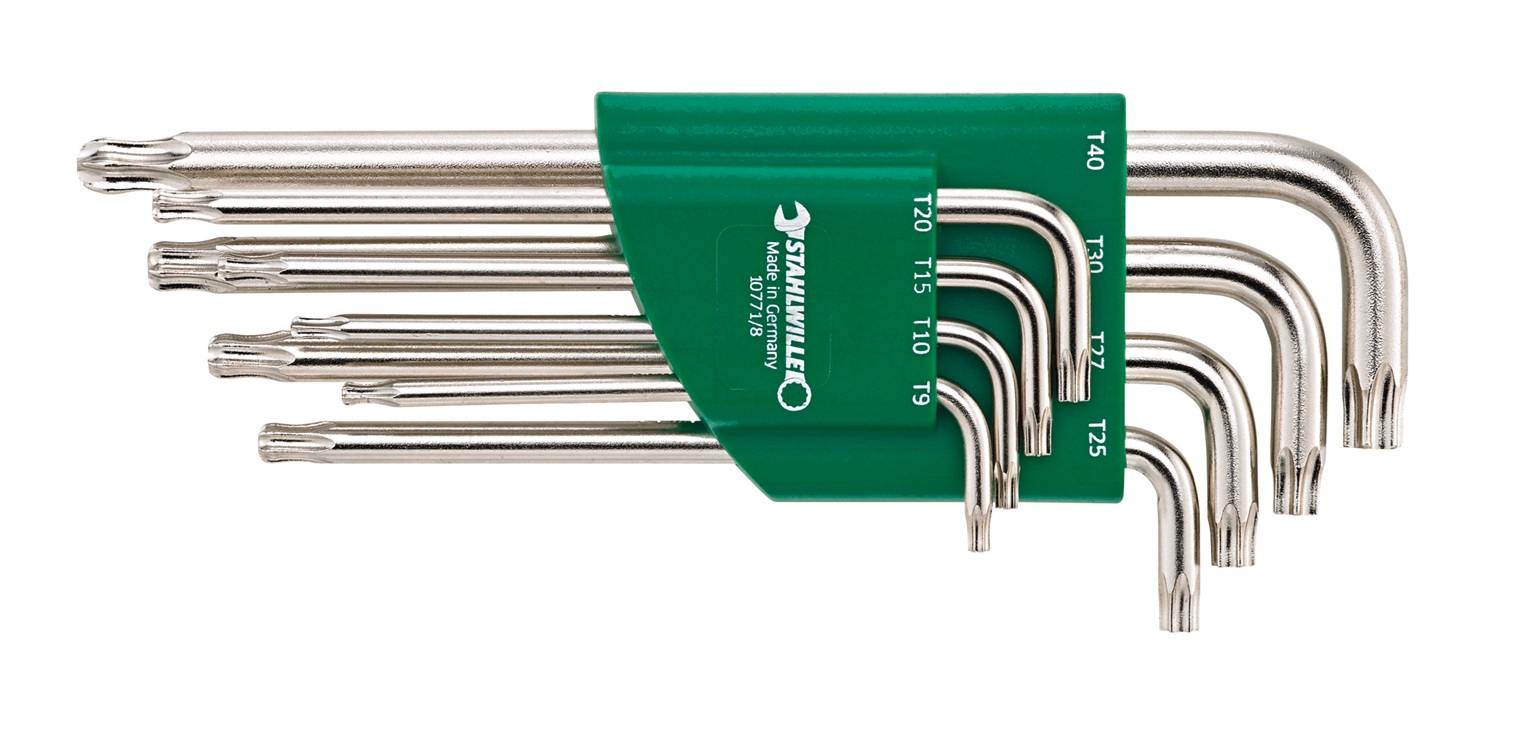 Hylsysarja Torx-päillä Stahlwille 96432700; 8 kpl.
