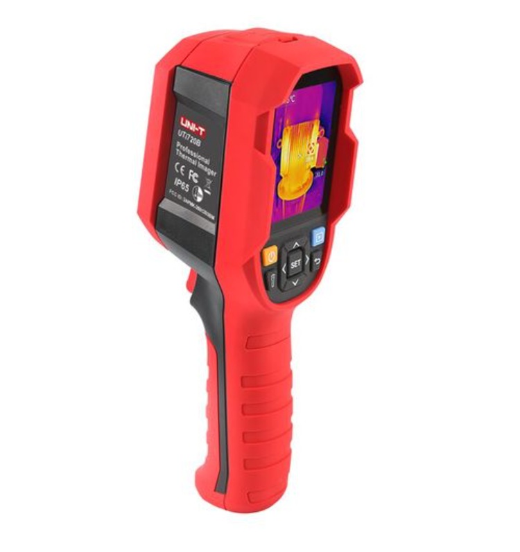 Infrapunalämpömittari UNI-T UTi720B; 3,7 V; 1x5,0 Ah akku