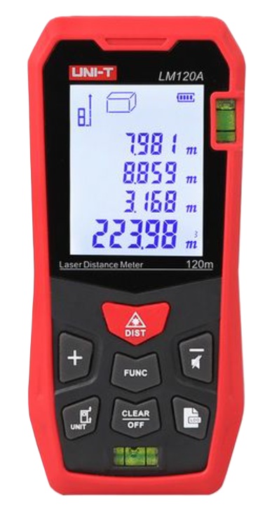 Laseretäisyysmittari UNI-T LM120A