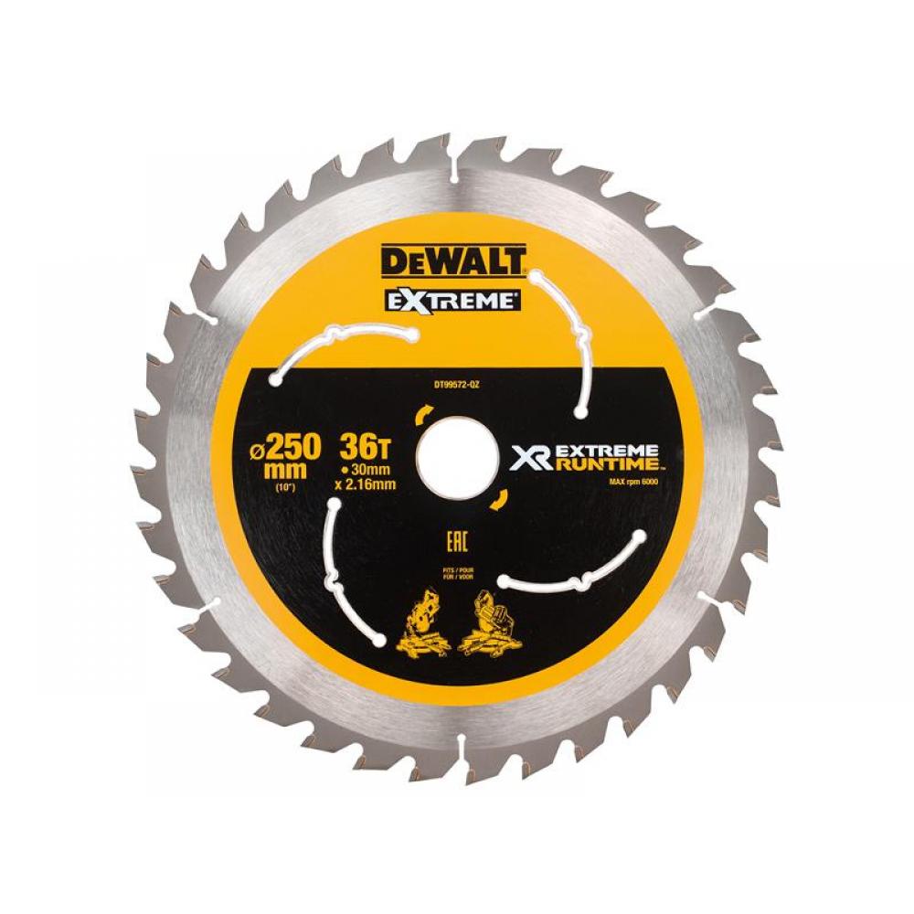 Katkaisuterä puulle DeWalt DT99572-QZ; 250x30 mm; Z36