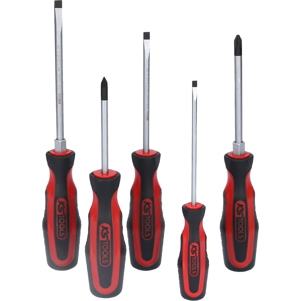 Ruuvimeisselisetti KS Tools ERGOTORQUEplus; 5 kpl.