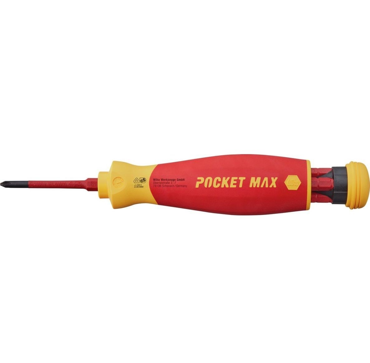 Ruuvimeisseli Wiha W45296 + ruuvivääntimen päät