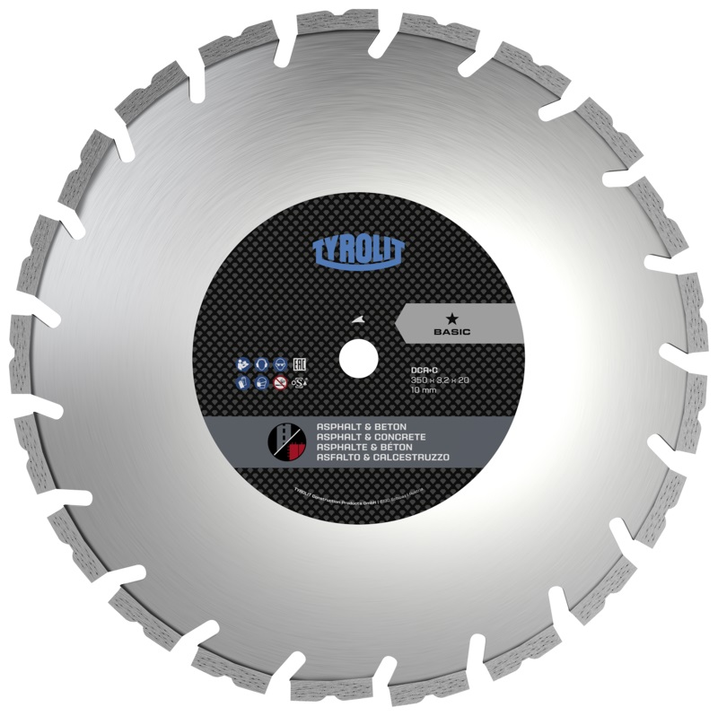 Timanttikatkaisulaikka Tyrolit 34500103; 350 mm