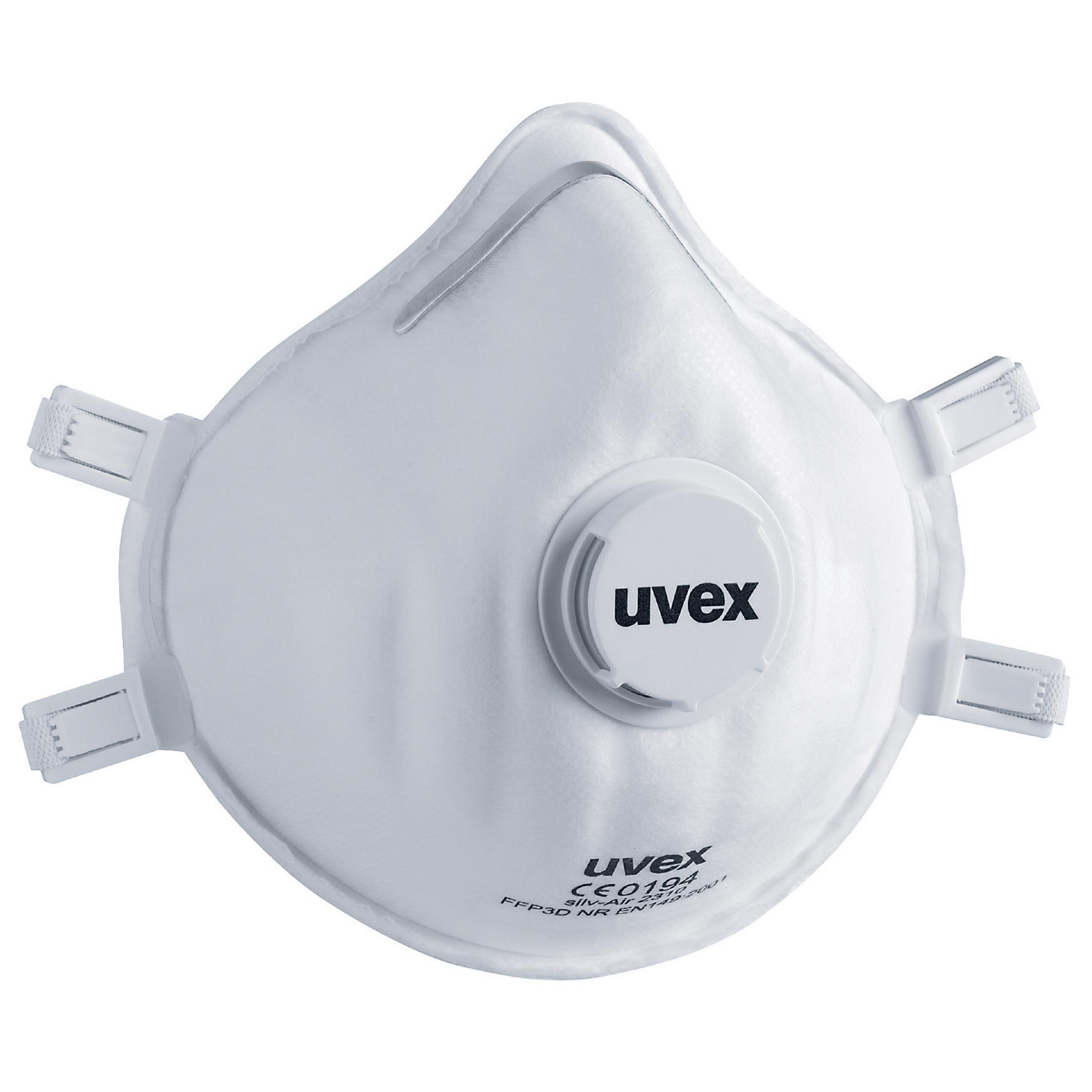 Hengityssuojain venttiilillä UVEX Silv-Air classic 2310; FFP3; 3 kpl.