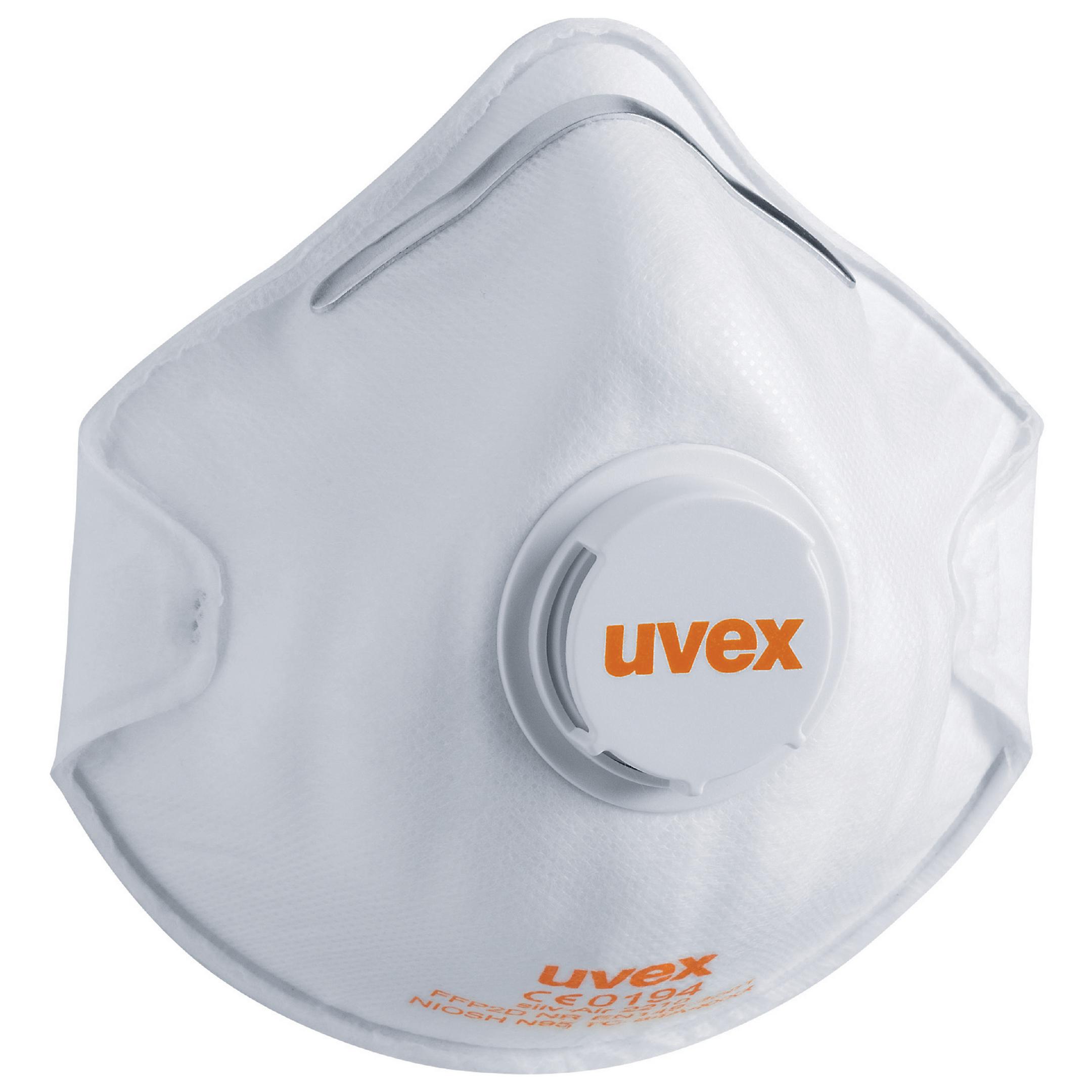 Hengityssuojain venttiilillä UVEX Silv-Air classic 2210; FFP2; 3 kpl.