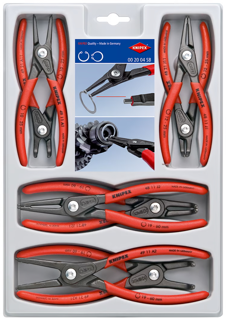 Pihtisetti Knipex 002004SB; 8 kpl.