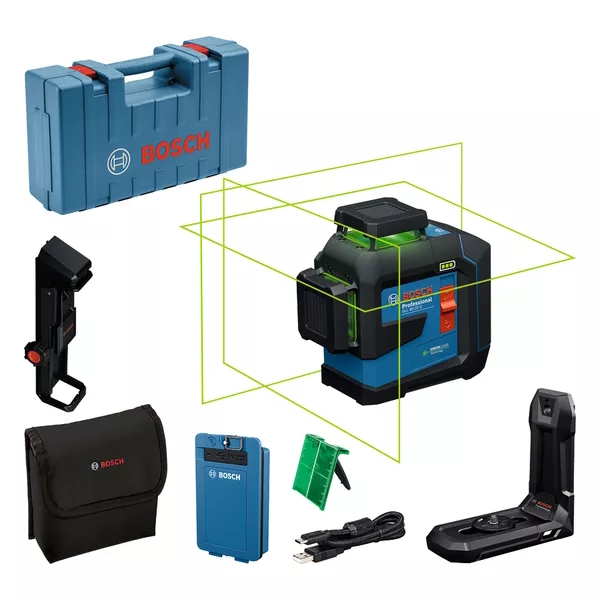 Linjalaser Bosch GLL 80-33 G + lisävarusteet