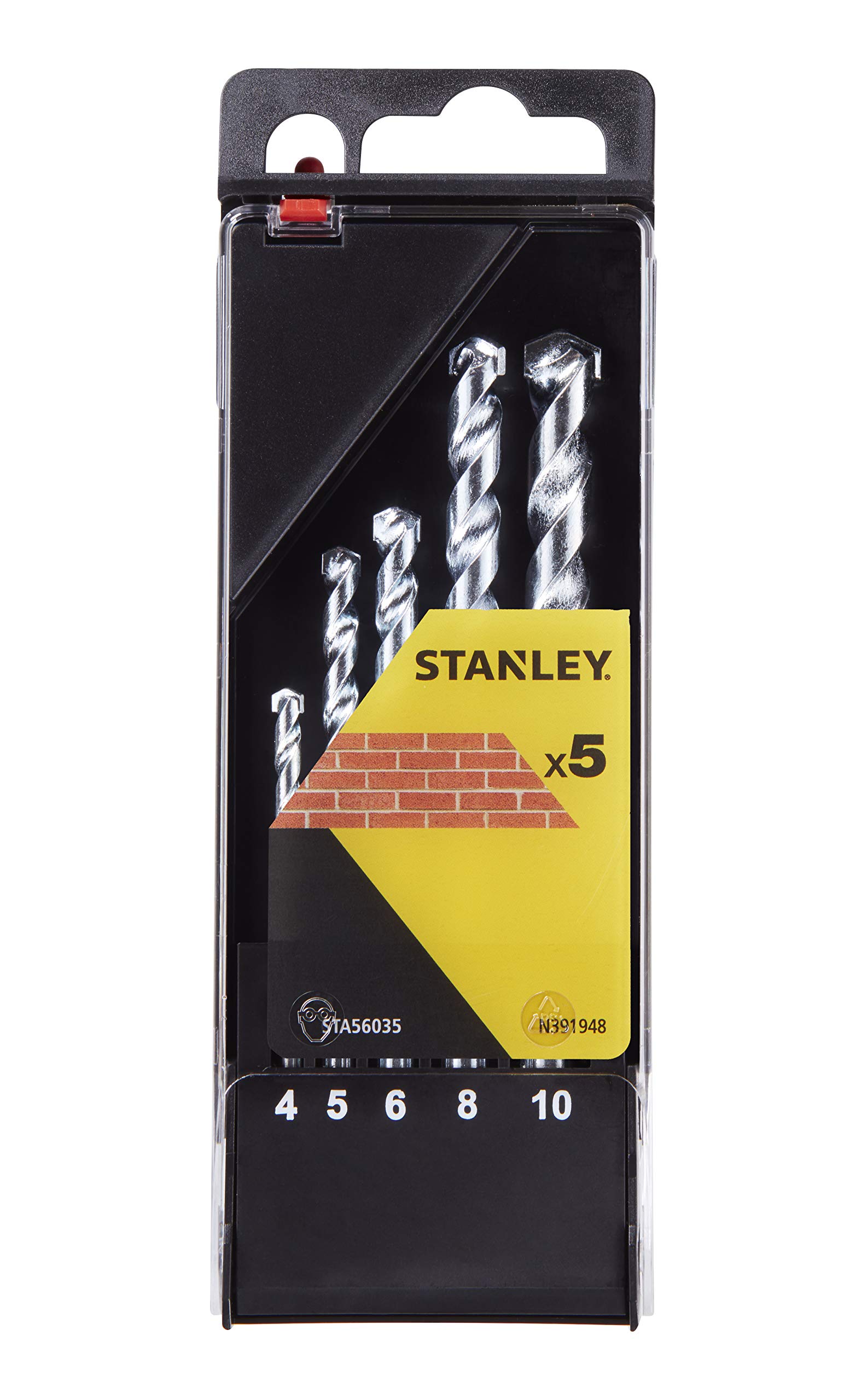 Betoniporanteräsarja Stanley STA56035-QZ; 5  kpl.
