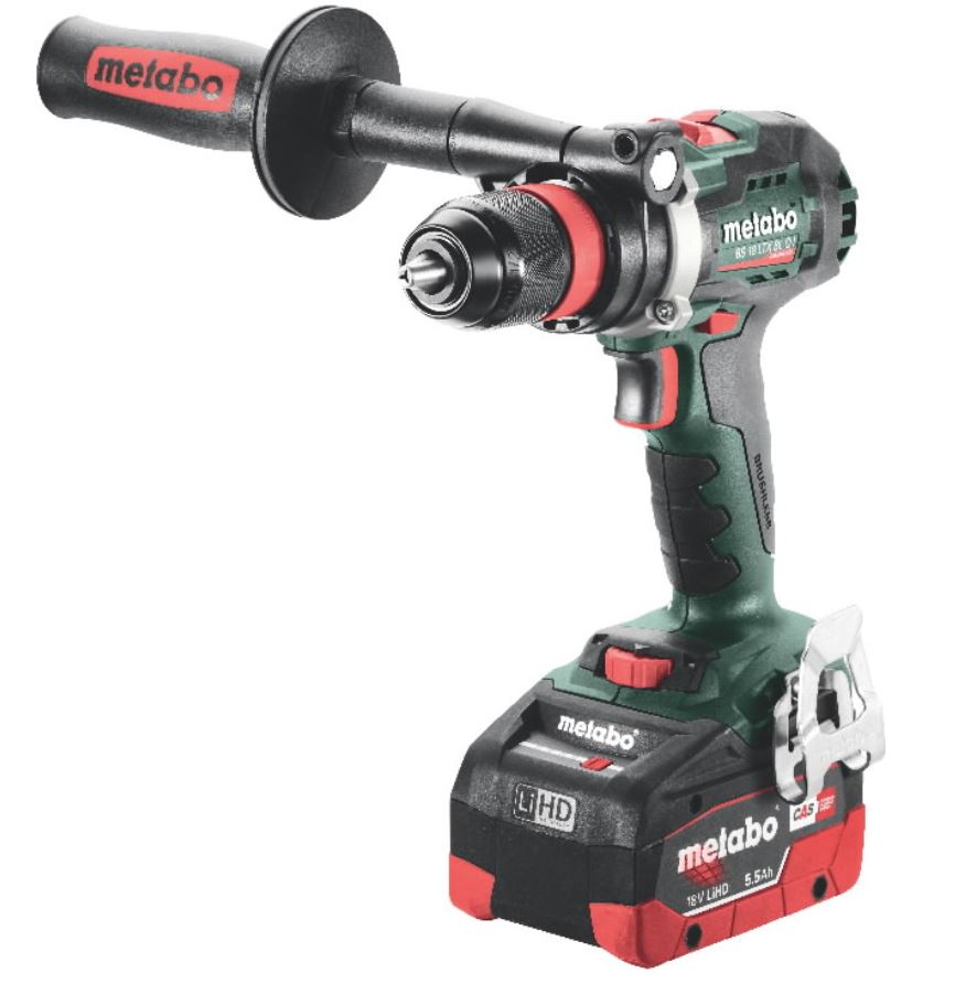 Pora/ruuvinväännin Metabo BS 18 LTX BL Q I; 18 V; 2x5,5 Ah akku.; kuljetuslaatikolla