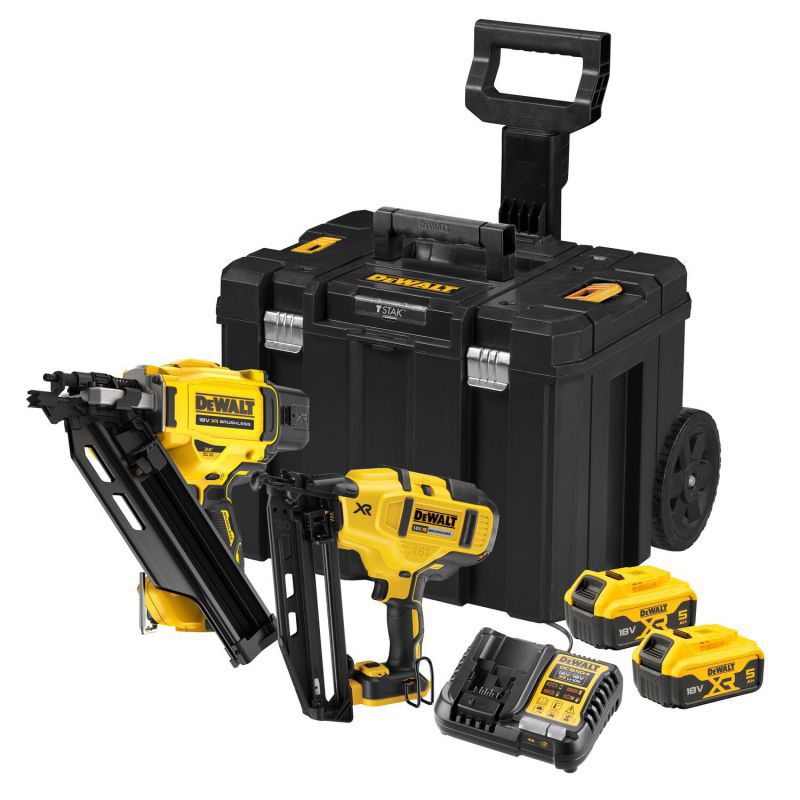 Työkalusarja DeWalt DCK246P2T-QW (DCN660 + DCN930); 18 V; 2x5,0 Ah akku