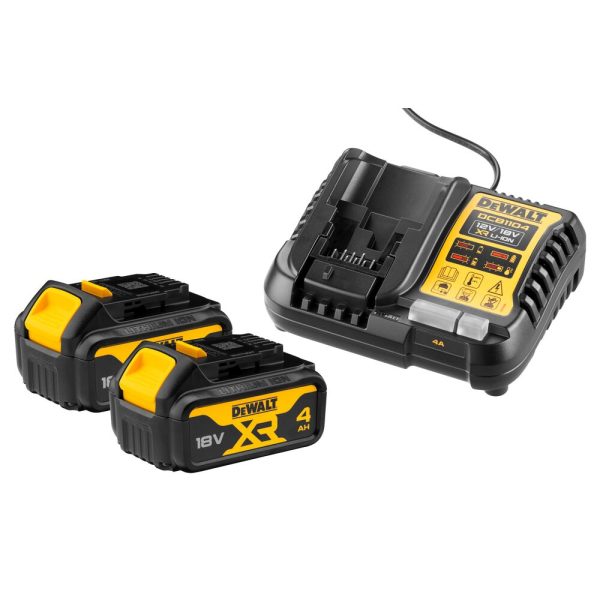 Akku DeWalt DCB1104M2-QW; 18 V; 2x4,0 Ah; Li-ion