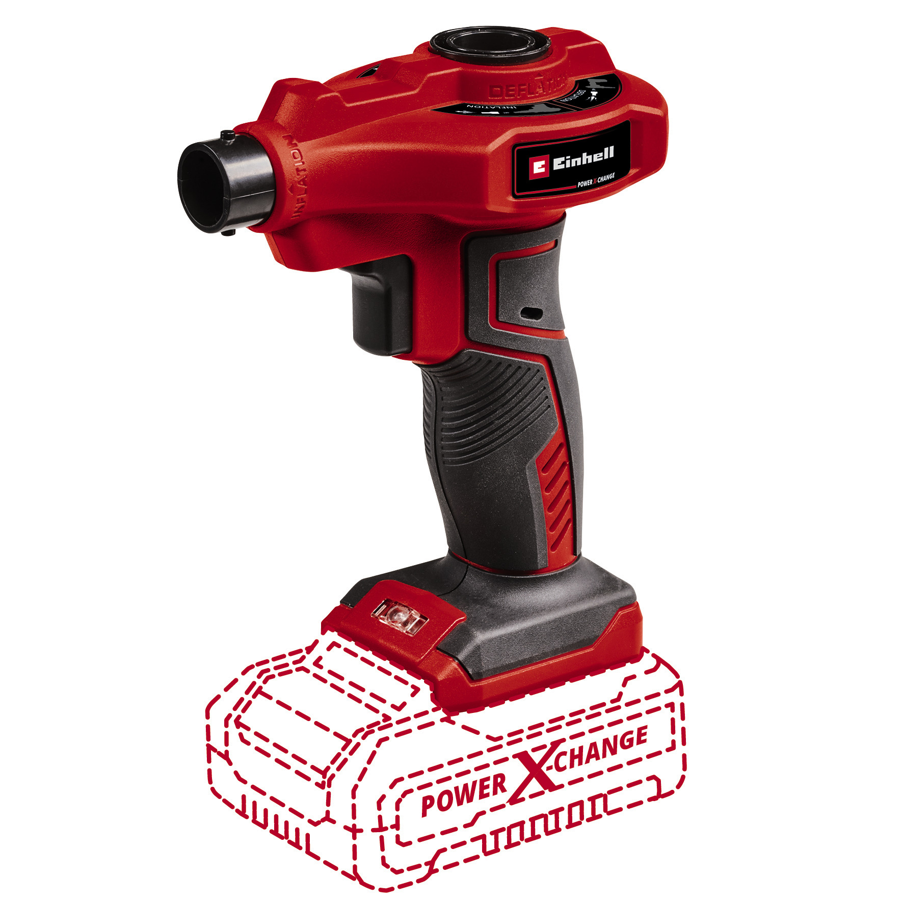 Akkukäyttöinen ilmapumppu Einhell CE-AP 18 Li-Solo; 18 V (ilman akkua ja laturia)