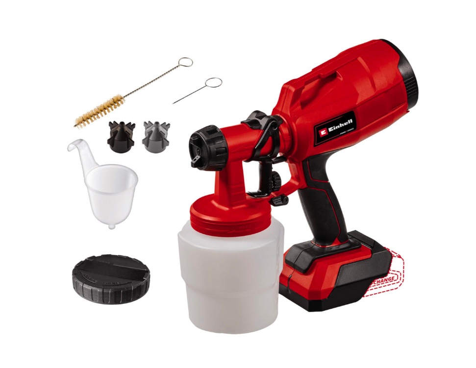Maaliruisku Einhell TC-SY 18/60 Li-Solo; 18 V; 0,8 l (ilman akkua ja laturia)