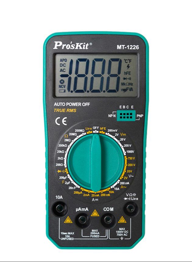 Yleismittari ProsKit MT-1226