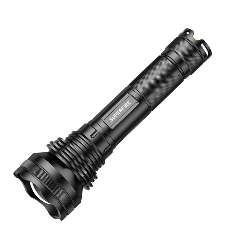 Taskulamppu SUPERFIRE-L3; LED; 2700 lm; 3,7 Ah akku