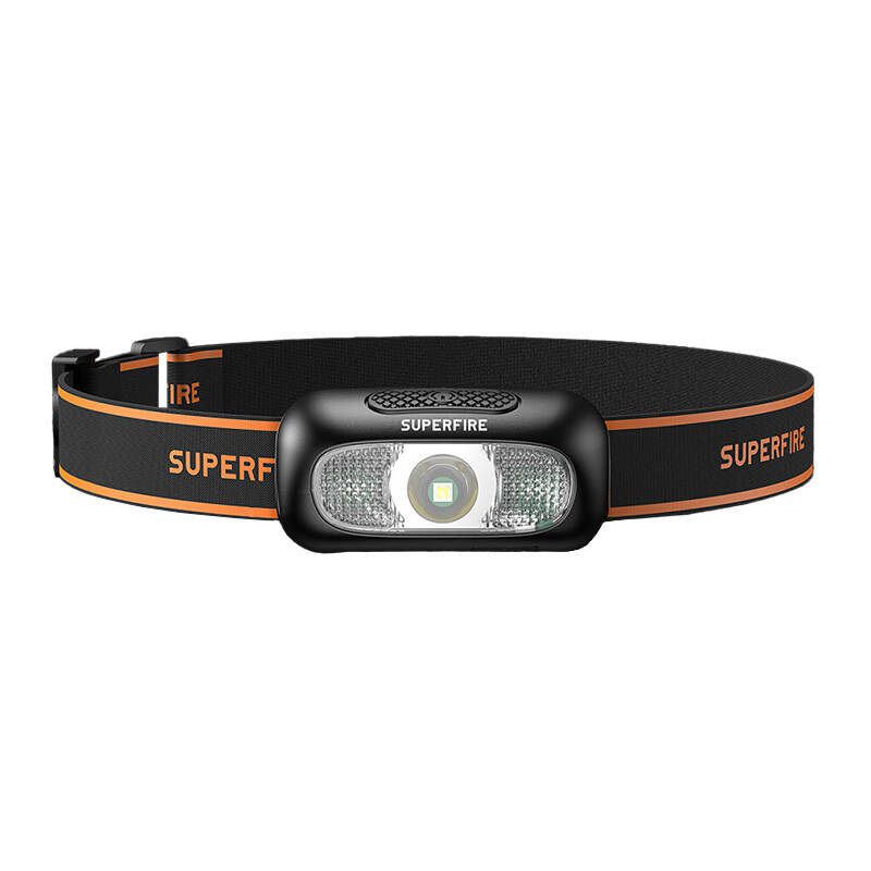 Otsalamppu SUPERFIRE-HL05-D; LED; 110 lm; 1x0,5 Ah akku