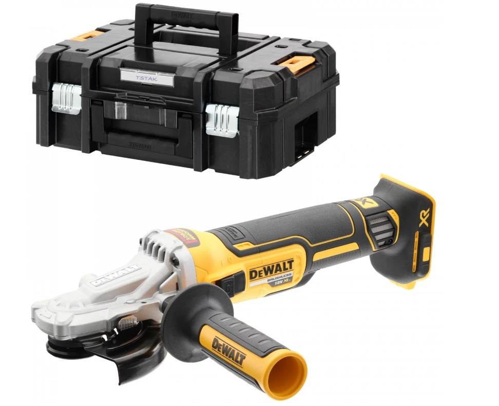 Kulmahiomakone DeWalt DCG405FNT-XJ; 125 mm; 18 V (ilman akkua ja laturia)