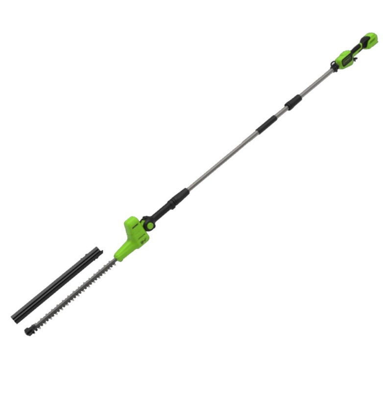 Teleskooppi pensasleikkuri Greenworks G24PHT51II; 24 V (ilman akkua ja laturia)