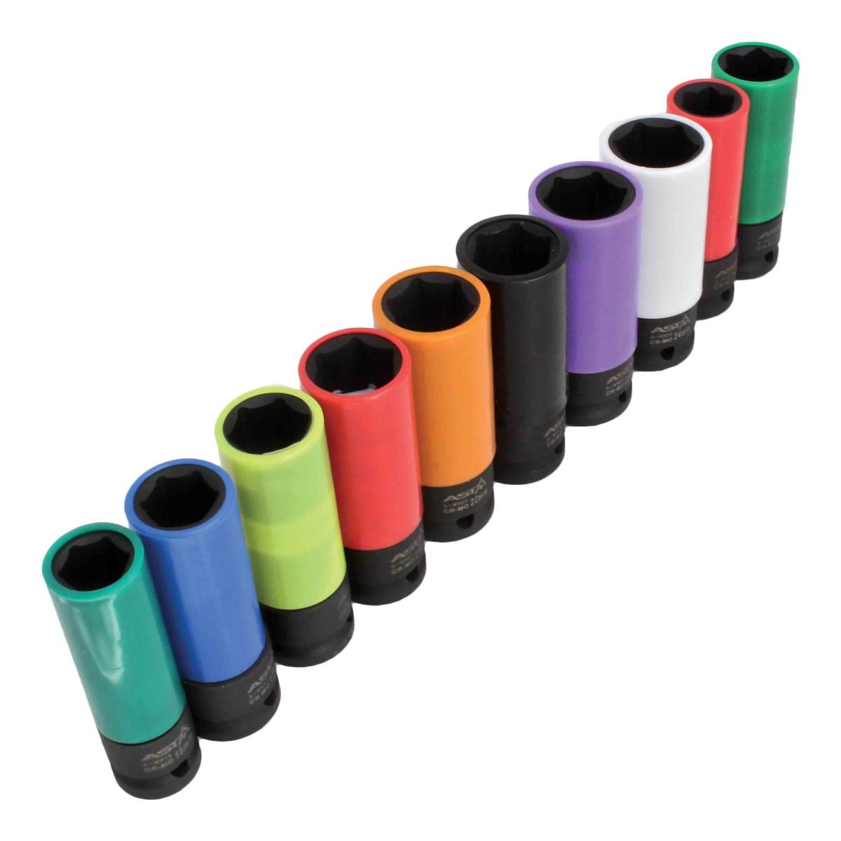 Hylsysarja ASTA A-WN1210; 1/2''; 10 kpl.