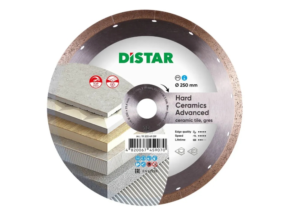 Timanttikatkaisulaikka DISTAR 11120349019; 250x25,4x1,5 mm