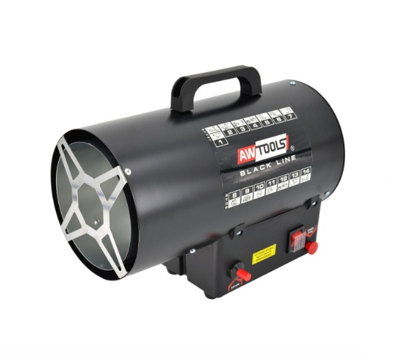 kaasulämmitin AWTools BLACK LINE AW85730BL; 2 kW