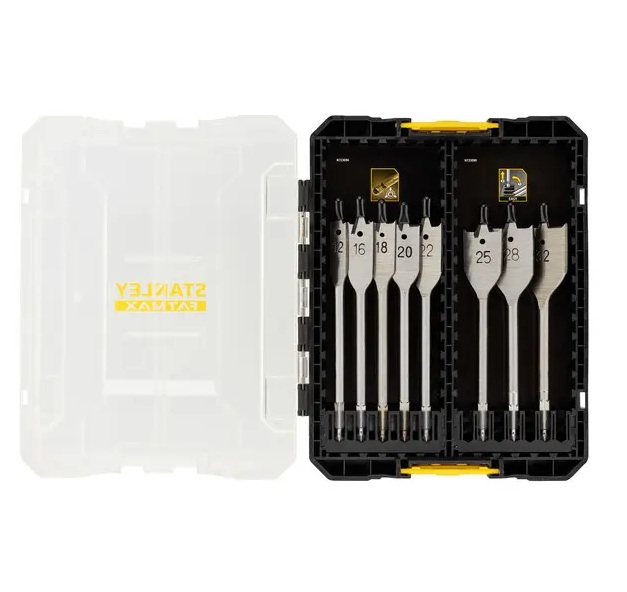 Litteäteräsarja puulle Stanley STA88556-XJ; 12-32 mm; 152 mm; 8 kpl.