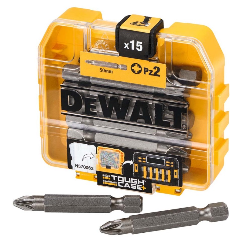 Minikoon mac-tarvikesarjat DeWalt DT7912-QZ; PZ2; 50 mm; 15 kpl.