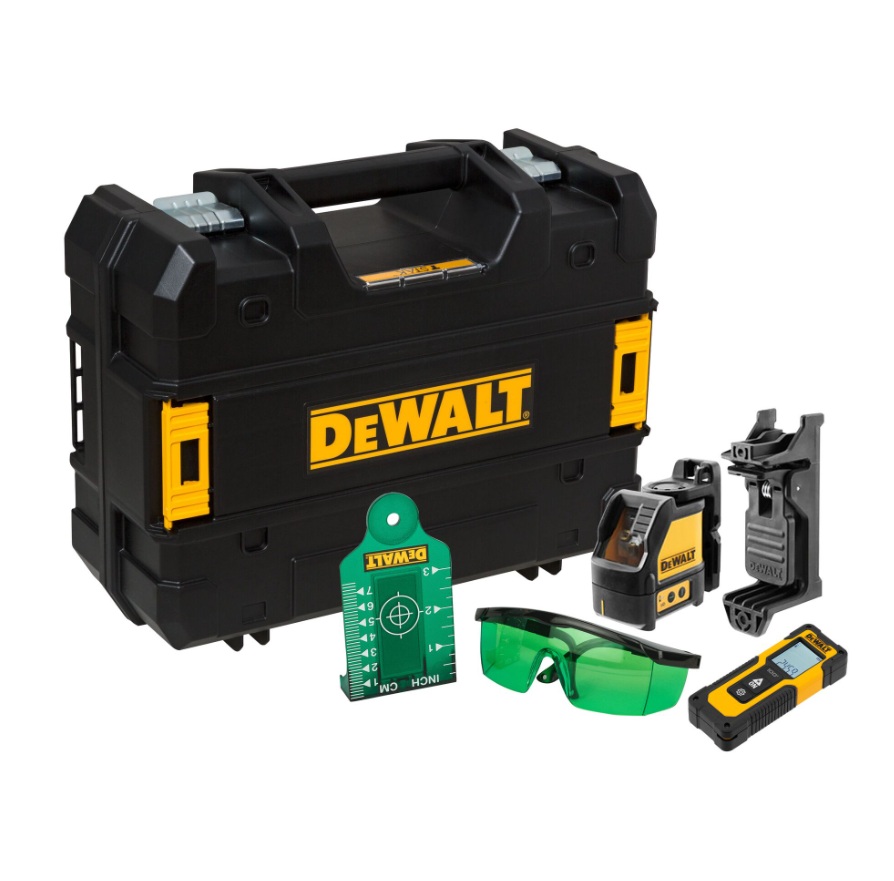 Linjalaser DeWalt DW0887100-1 + tarvikkeet