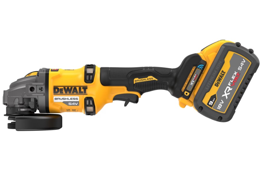 Kulmahiomakone DeWalt XR FLEXVOLT; 54 V; 2x9,0 Ah akku