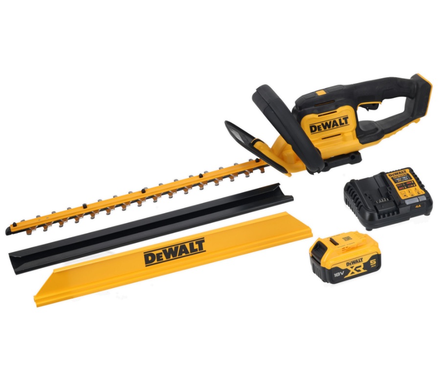 Pensasleikkuri DeWalt DCMHT564P1-QW; 18 V; 1x5,0 Ah akku
