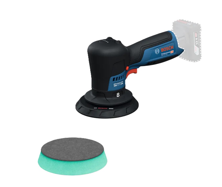 Kiillotuskone Bosch PRO GPX 12V-125; 12 V; 125 mm (ilman akkua ja laturia)