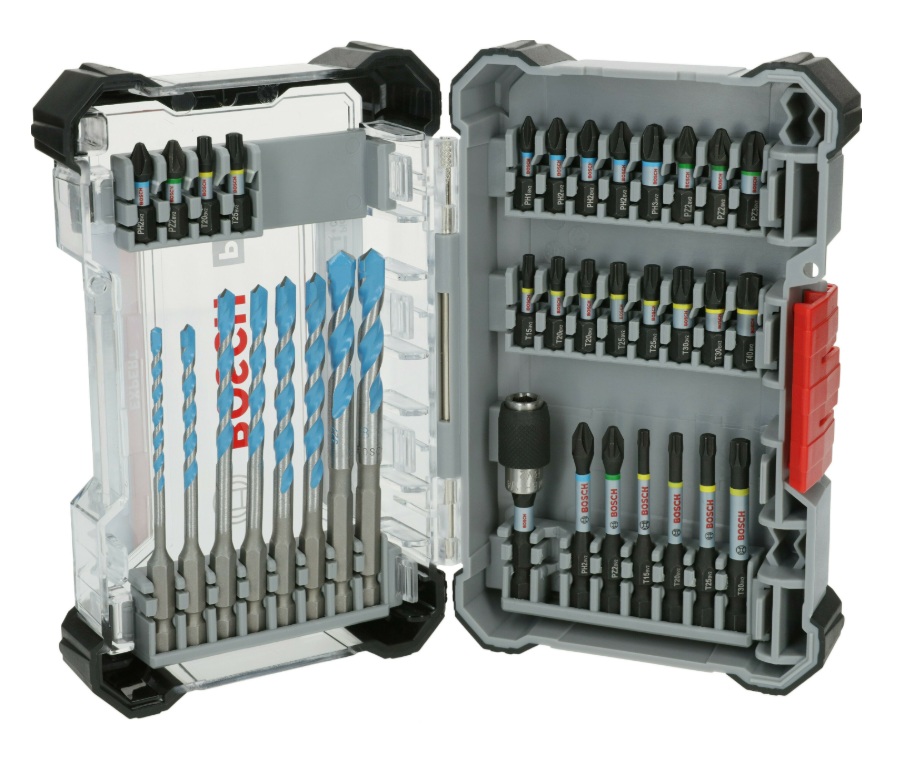 Pora- ja ruuvipääsetti Bosch 2608521U82; 1/4''; 35 kpl.