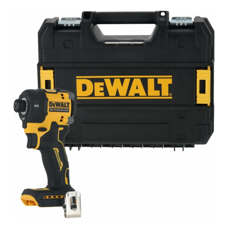 Iskuruuvinväännin DeWalt DCF870NT; 18 V (ilman akkua ja laturia) + Salkku