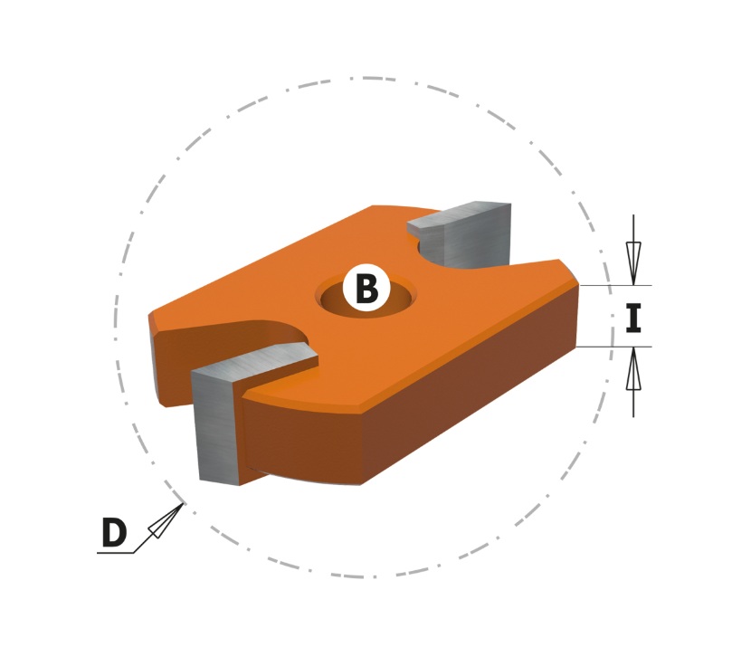 Levyjyrsin Cmt 822.028.11; D=41,2 mm; B=8 mm; I=10,4 mm